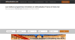 Desktop Screenshot of defiscalisation.com